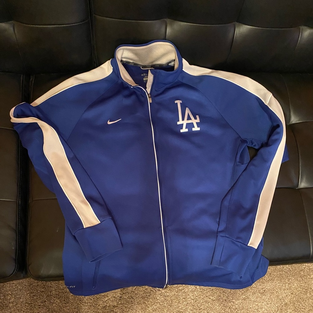 Nike Blue and White Women's Jacket